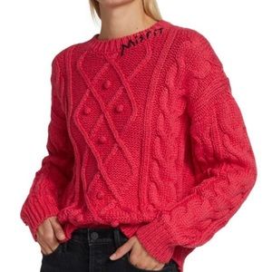 MOTHER Women's The Jumper Cable-Knit Sweater Size XS